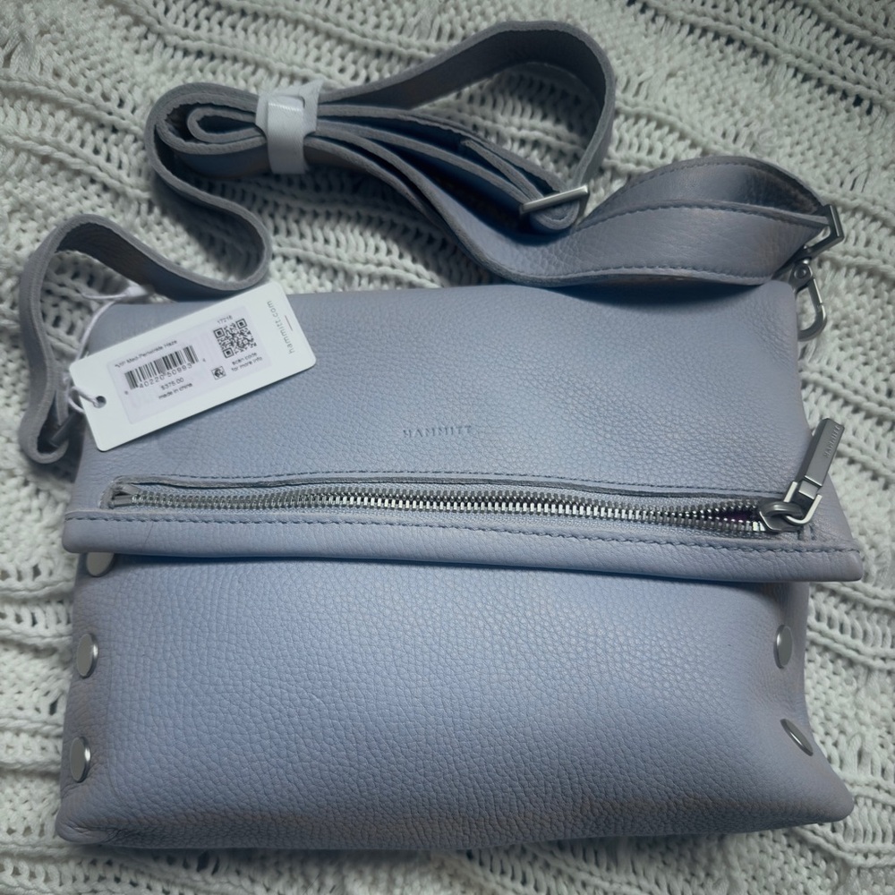 Hammitt NWT cross body clutch. Dust bag & orig box inc. Periwinkle blue. Medium